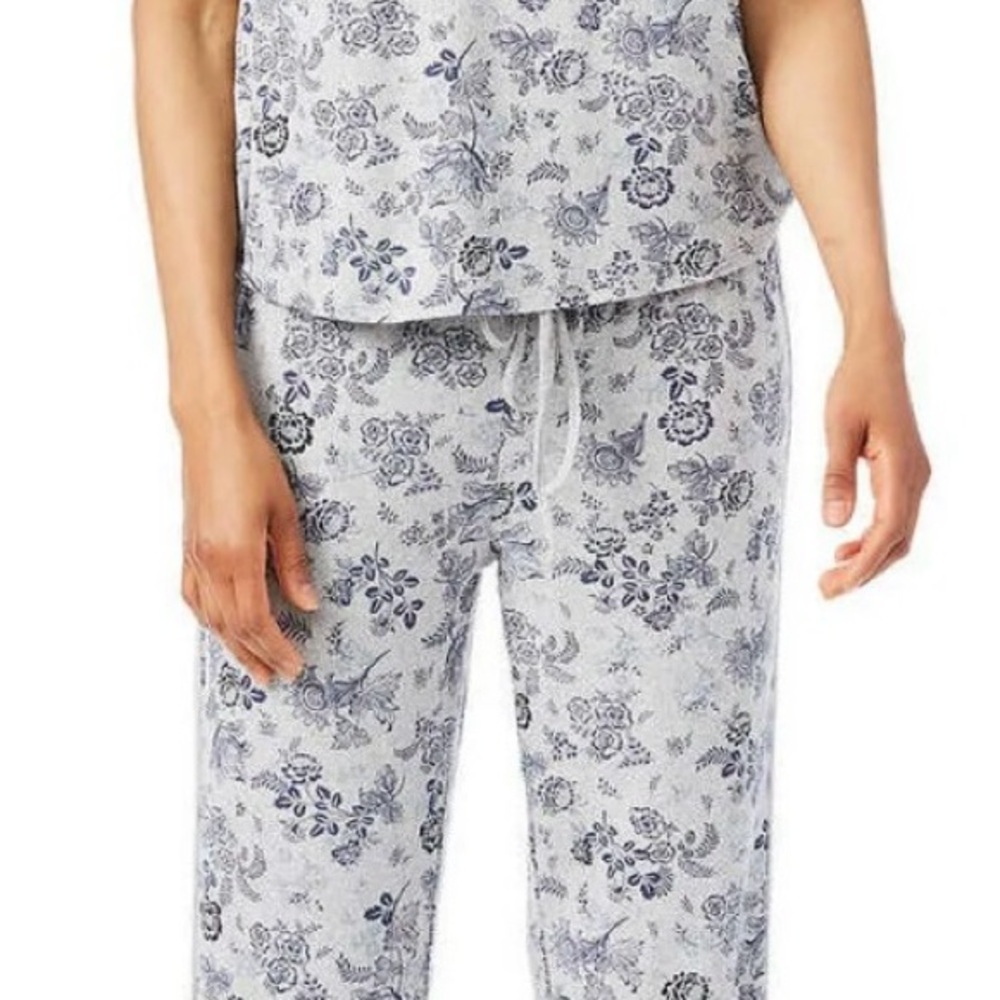 Lucky Brand Blue Floral Women's Pajama Set